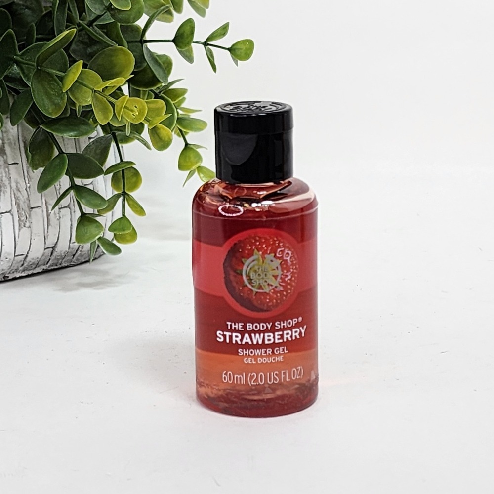The Body Shop Strawberry Shower Gel 2 fl oz / 60 mL ~ New